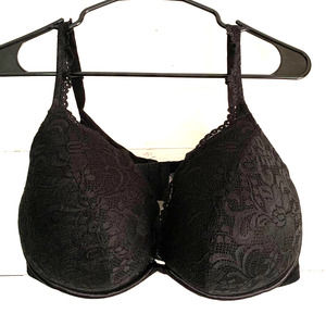 CACIQUE 42DD Lane Bryant Black Lace Bra